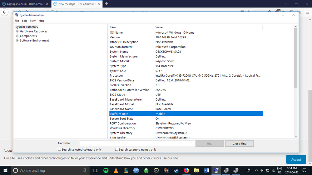computer specifications