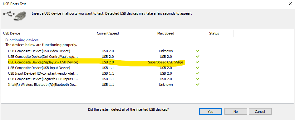 Using USB-C port