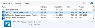 Win 10 v20H2 Control Panel Programs and Features Dell SA Remediation 5_4_1_14954 13 Apr 2021.png