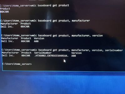 Photo of mother board info