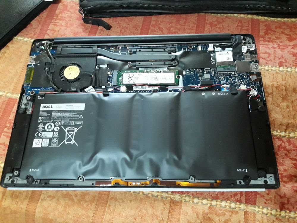 Dell XPS 13 9343 swelling battery
