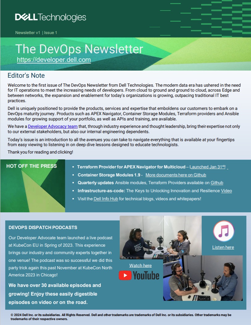 The DevOps Newsletter - Issue 001