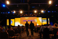 Attendees take their seats prior to an executive keynote at EMC World 2008 