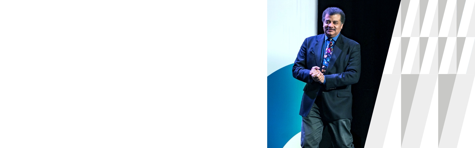 Dr. Neil Degrasse Tyson on stage at Dell Technologies World