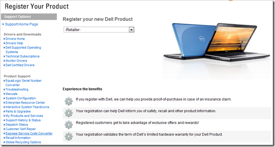 Dell.com/register