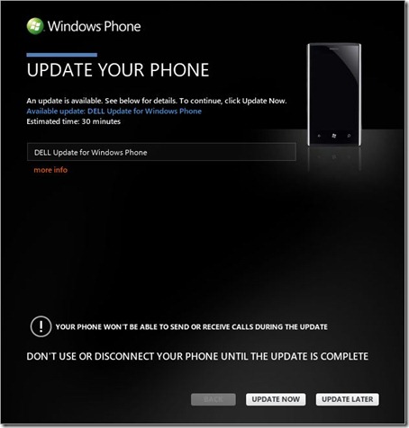 Dell Venue Pro 2.12 firmware update process (screen #1)