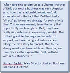 Hisham Bachir - Dell Sales Director, United Business Solutions, Australia