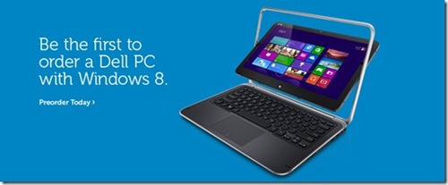 New Dell systems with Windows 8 preorder 