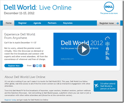 Dell World - Live Online