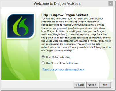 Nuance Dragon Assistant Beta - Privacy Statement