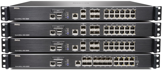 Dell SonicWALL NSA Series firewall hardware