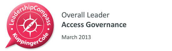 Dell Quest - Overall Leader 2013 Leadership Compass on Access Governance