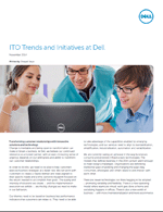 Cover of a Dell ITO Trends whitepaper