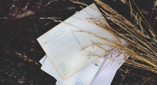 Old postcards illustrate how Dell offers solutions for managing, securing and analyzing data from the data center to the farthest endpoint 