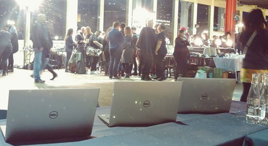 Backstage at the Gold lounge in celebration of the newly-launched gold Dell XPS 13 launch at the Opening Ceremony Show NYFW 2016 on February 14, 2016 in New York City. 