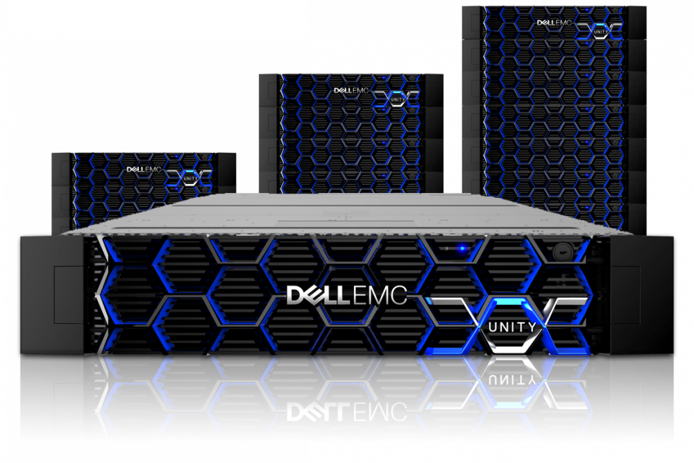 Dell EMC Unity All-Flash and hybrid storage array family