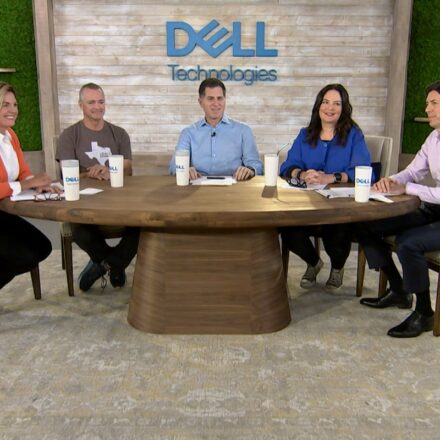 Dell Technologies Leadership discussing company updates at Dell Tech Summit.
