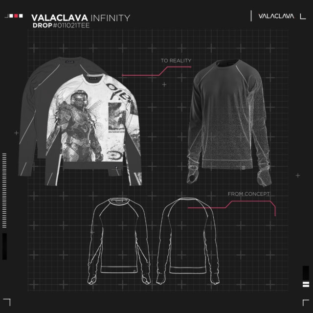 VALACLAVA digital design of apparel.