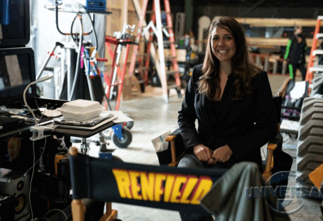 Samantha Nisenboim Hollywood Producer on the set of Renfield