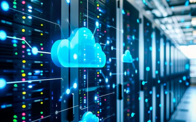 Data center cloud storage.