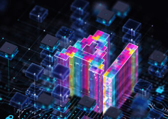 AI Art technology concept. 3D render