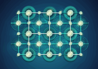 Dell AI Factory with NVIDIA and Nutanix simple visual of nodes and lines connected