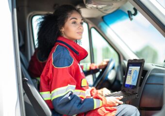 File Name: rb14250-gettyimages-1427662393.psd Title: Dell Pro Rugged Laptop rb14250 Description: EMS worker using Dell Pro Rugged Laptop model rb14250. Asset Status: Active Ready-to-Ship (RTS) Date: October 08,2024 16:38:00 Usage Rights: Unlimited Usage Rights